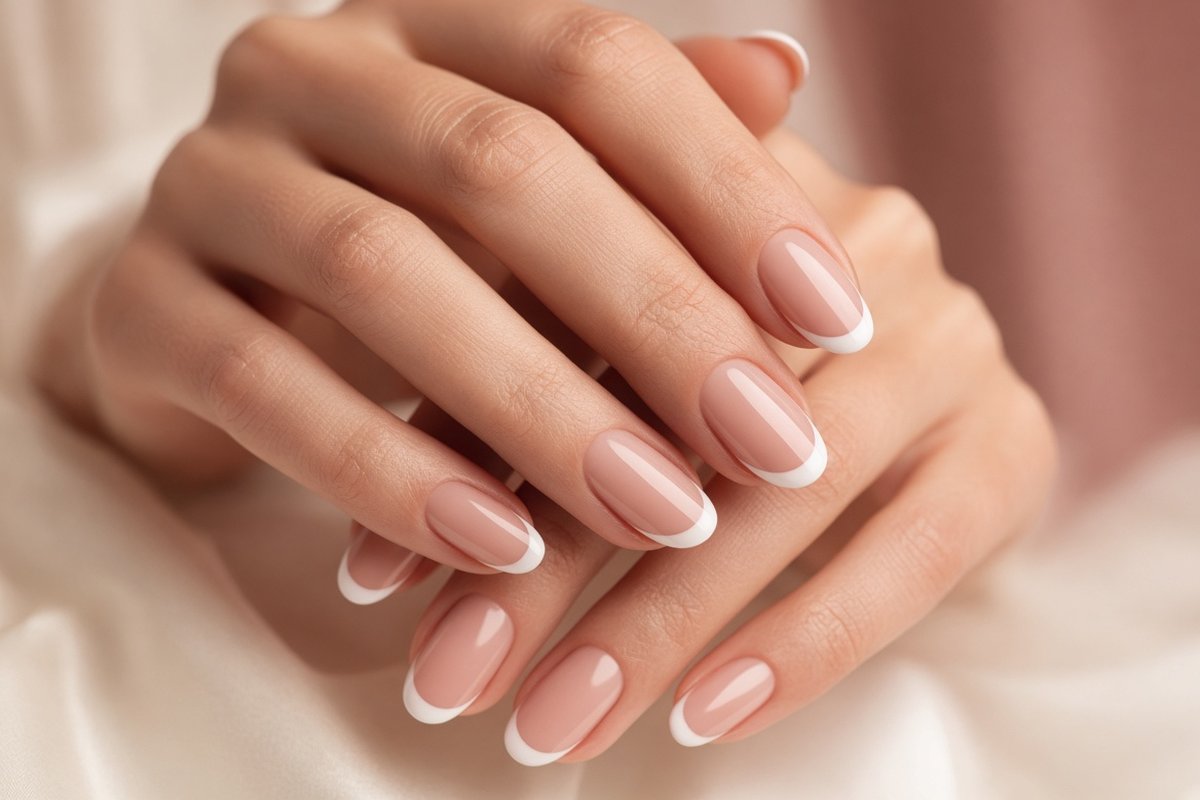 Gelnägel French im Nagelstudio Weissach
