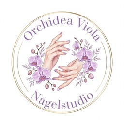 Orchidea Viola Nagelstudio